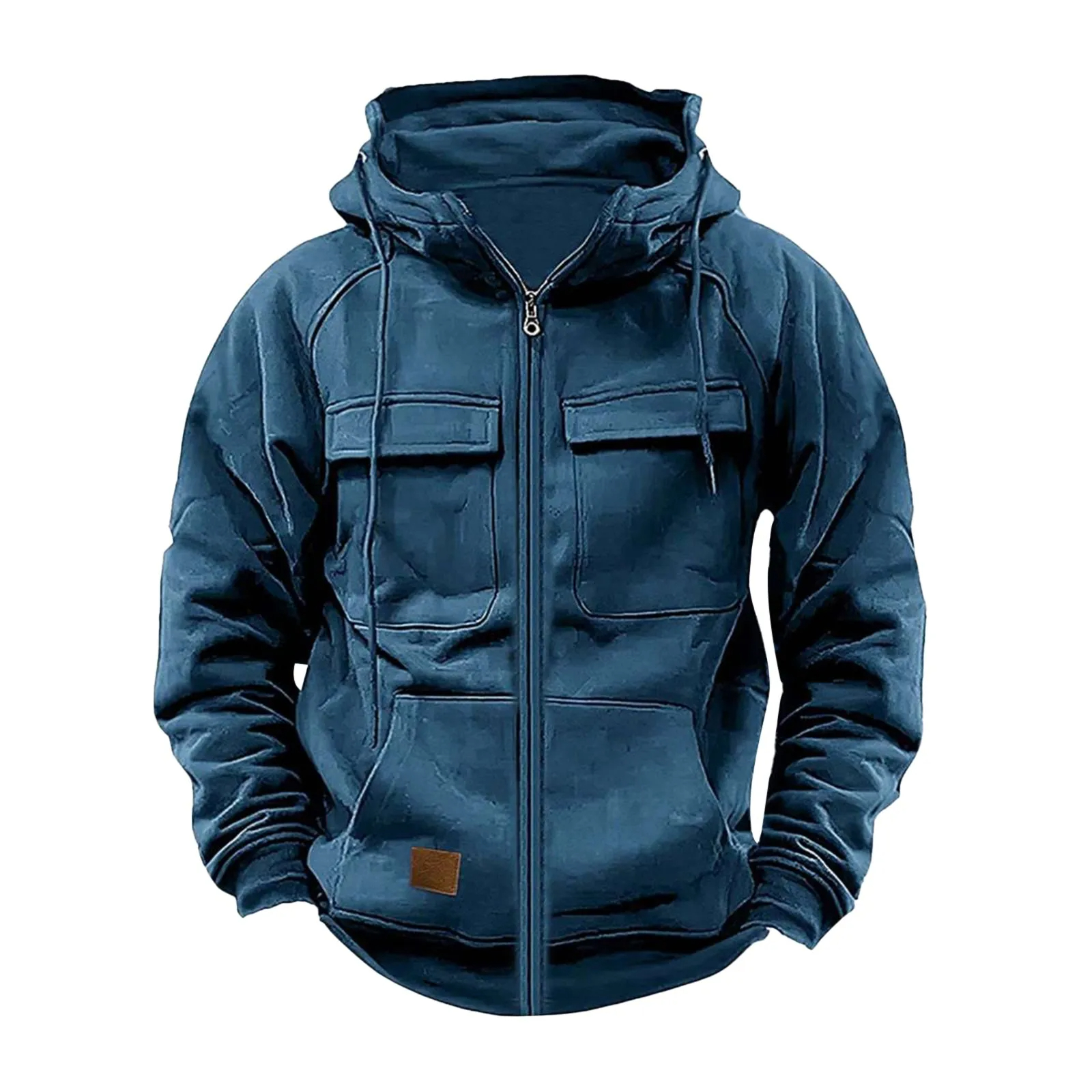 Last Day 70% Off - Men's Loose Fit Half Zip Sweatshirt Hoodie